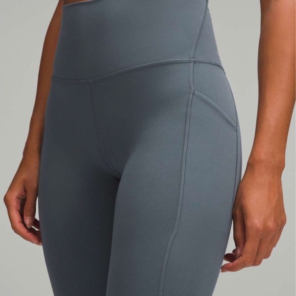 Lululemon Align High-Rise Crop with Pockets 23" in Oil Grey (Size 2) - Picture 2 of 11